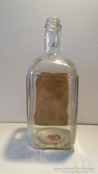 Régi likőrös címkés 1964 palack Meggy Likőr Budapesti Szesz Élesztő és Likőrgyár üveg