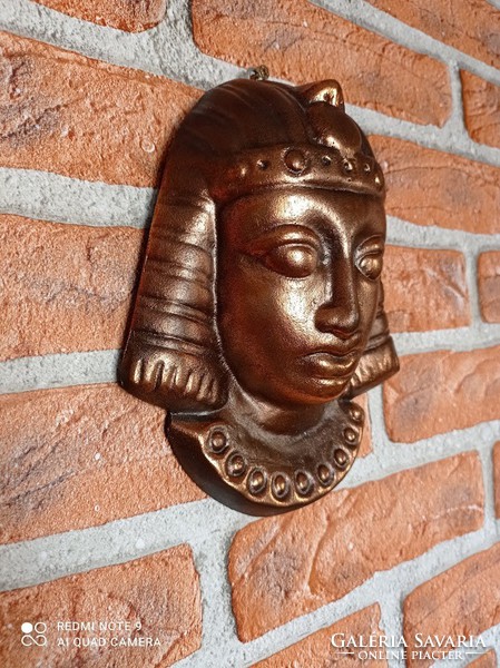 Beautiful bronzed wall decoration