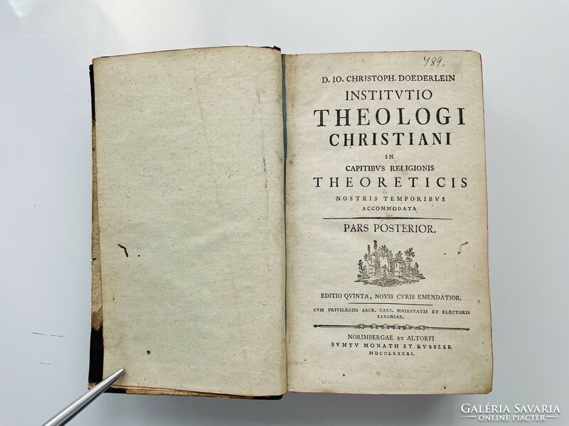 Doederlein: Institutio Theologi Christiani
