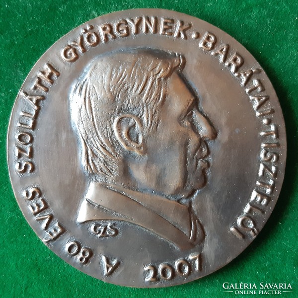 Zsuzsa Csóka: György Solláth, Eke plaque, 2007