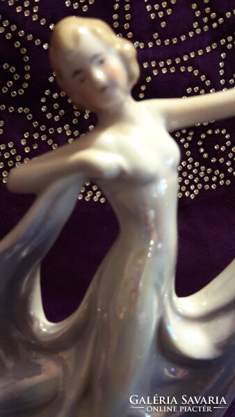 Dancing porcelain lady, girl statue 5 (l2862)