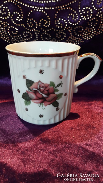 Pink porcelain mug (l1239)
