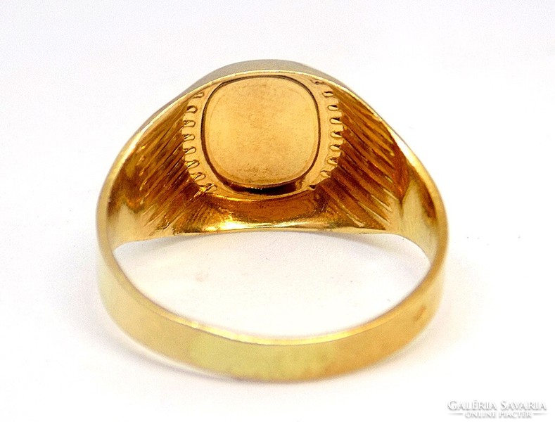 Vésett arany pecsétgyűrű (ZAL-Au109888)