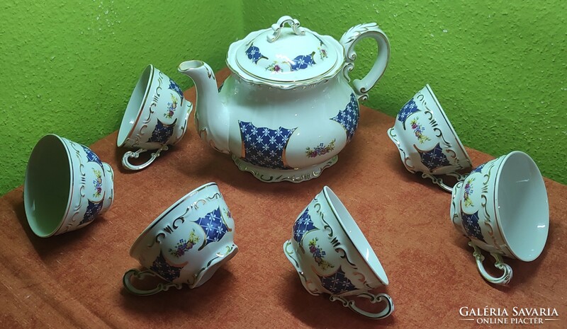 Zsolnay Marie Antoinette teás készlet