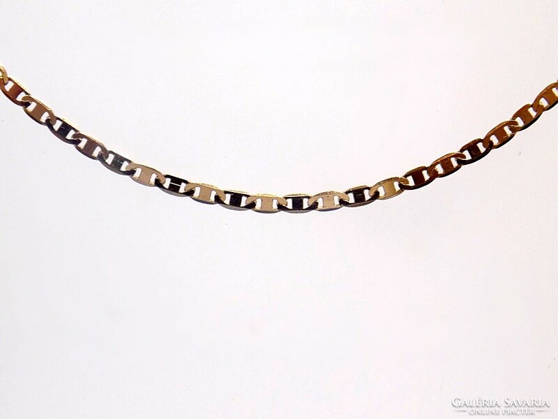 Solid white gold necklace (zal-au110349)