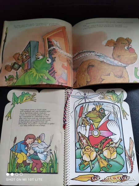 Fairy-tale booklet coloring. Old-retro publications in one.