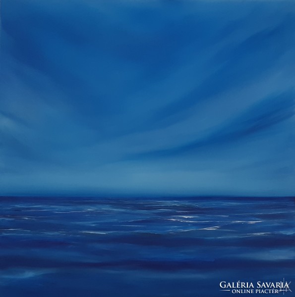 Atlantic ocean - landscape painting by Kuzma Lilla