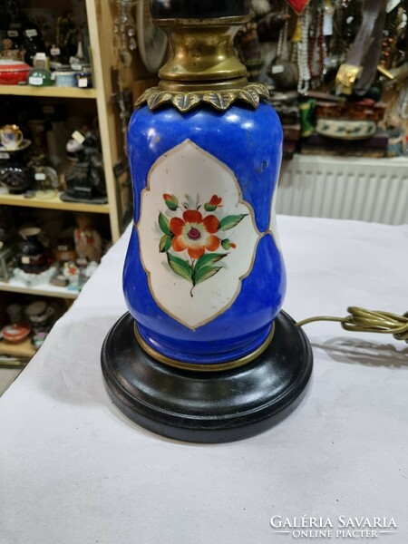 Régi német porcelán lámpa