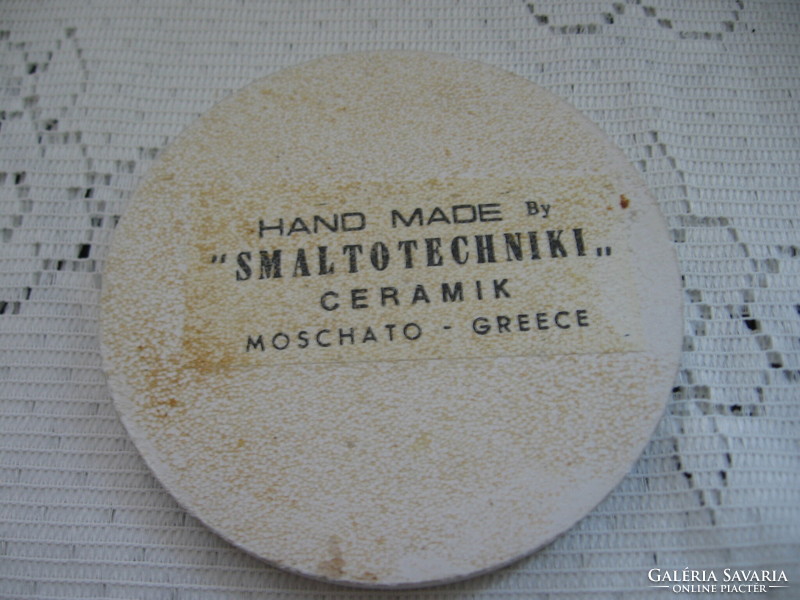Greek mini ceramic plaque
