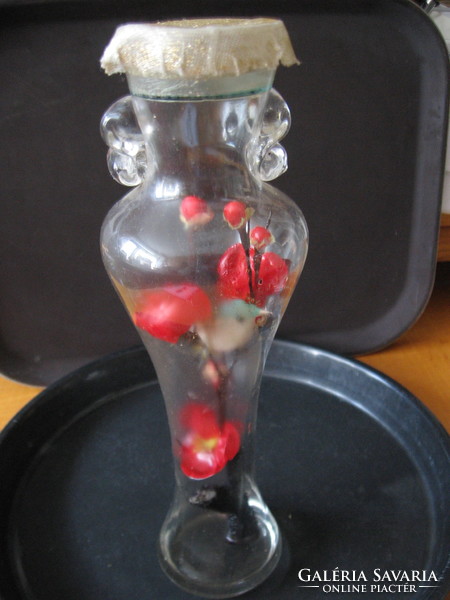 Amphora glass vase, oil holder