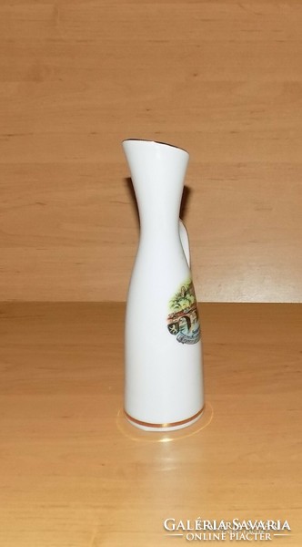 König bavaria heidelberg commemorative gilded porcelain jug vase 19.5 cm (14/d)