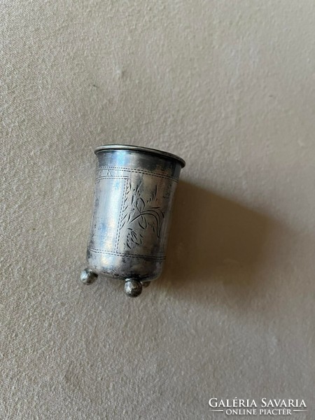 Antique silver toothpick holder