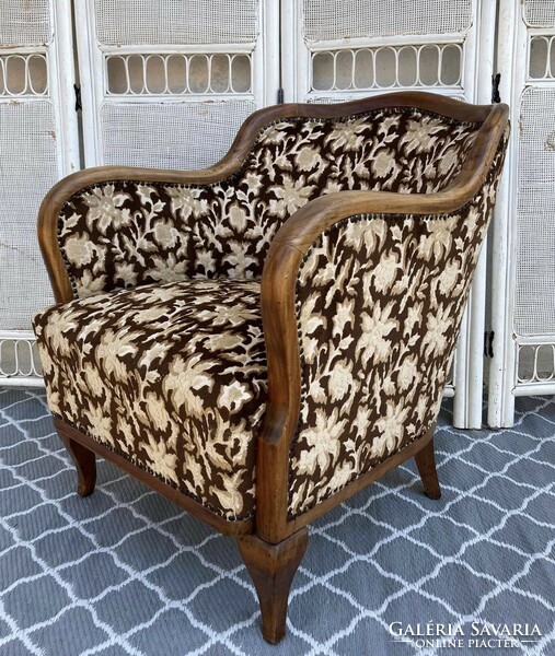 Part of a neo-baroque armchair set