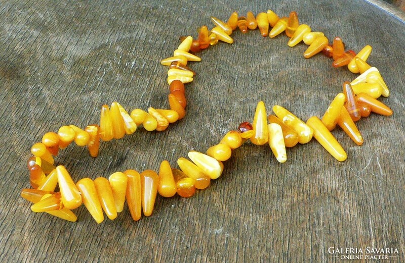 Elegant amber necklaces