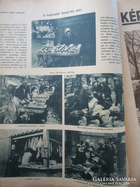 Kepes news paper from Pest 1927-1928 several connected together approx. 30 issues Miklós Horthy social life art