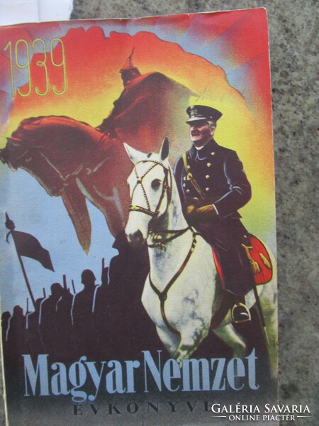 1939 Yearbook of the Hungarian nation. Miklós Horthy is on the cover
