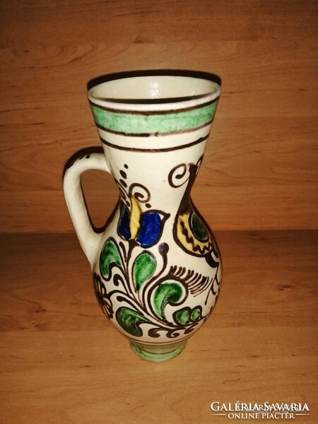 Korondi ceramic jug 1980 Imre Győrfi 21 cm (21/d)