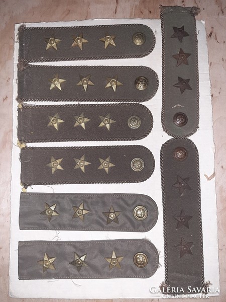 Hungarian People's Army shoulder plates from the 80s and 90s