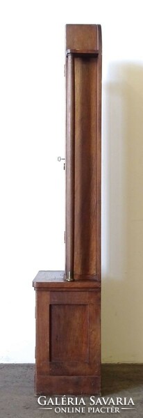 1K283 Antik osztrák metszett üveges bécsi szecessziós állóóra tok 178.5 cm