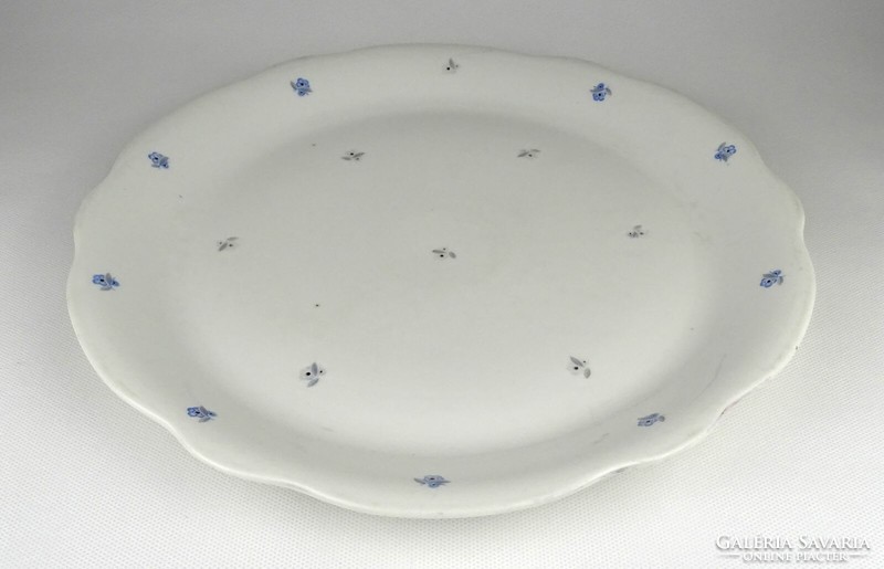 1K111 old Zsolnay porcelain cake serving bowl 29.5 Cm