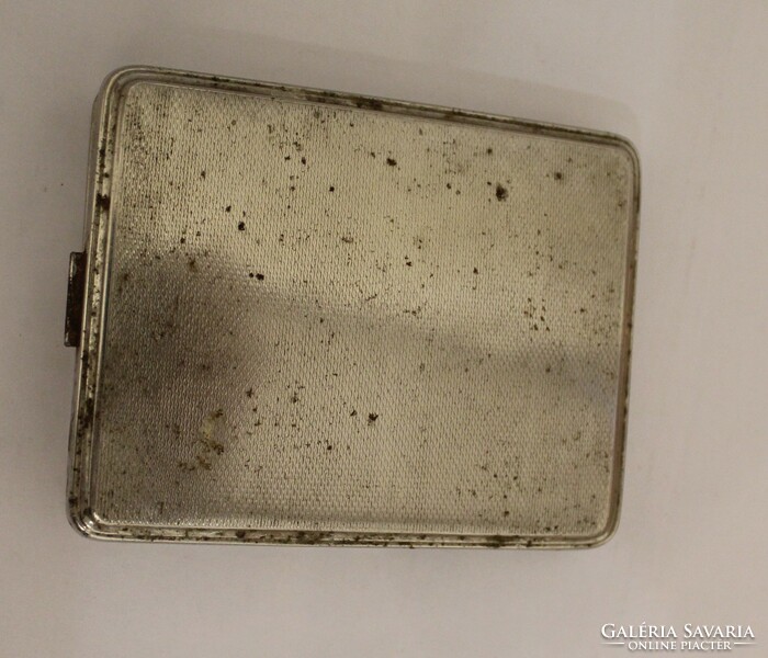 Old metal cigarette box