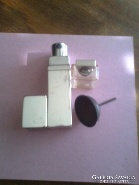 Parfümszóró, mini parfűmösüveg + tölcsér