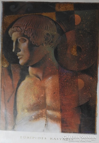 Engel Verkerke - Művészi nyomat – eredeti, bontatlan csomagolásban –  Euripides Kastaris