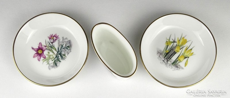 1K110 Royal Worcester angol porcelán dísztárgy 3 darab