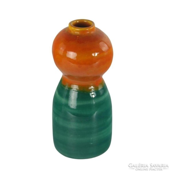 Applied art retro ceramic vase - mihály béla -