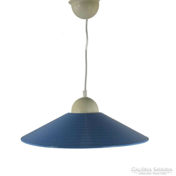 Massive Belgium - blue ceiling lamp 60s/70s