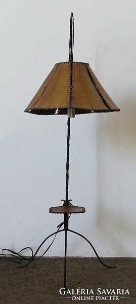 1K284 antique wrought iron unique floor lamp 138 cm