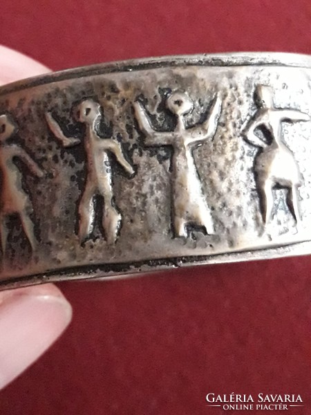 John Percz bracelet. Silver plated copper
