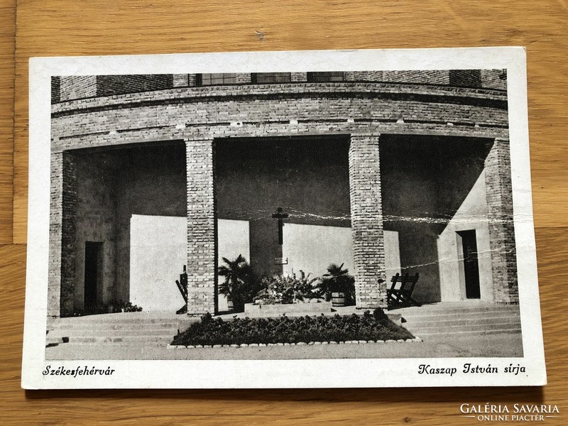 Székesfehérvár - István Kassap's grave postcard - post office