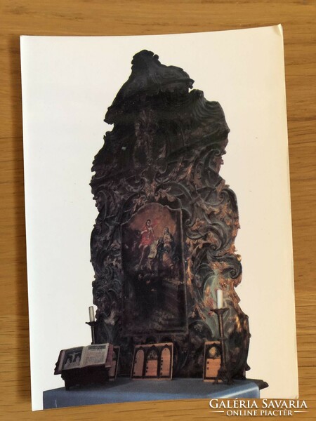 SZÉCSÉNY - A kolostor legrégebbi oltár képe  képeslap   -  Postatiszta