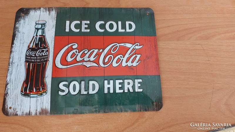 Nostalgia coca-cola metal sign
