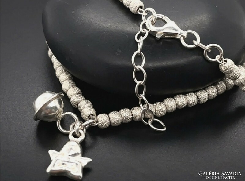 925 Silver angelic, rattle bracelet - new