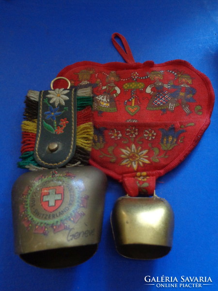 2 vintage bells