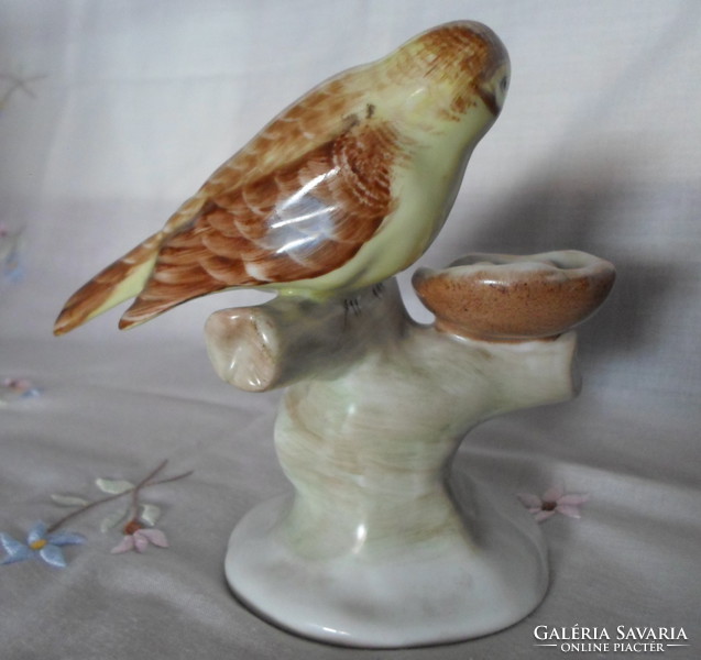 Retro nipp 3.: Aquincum porcelain bird, nest
