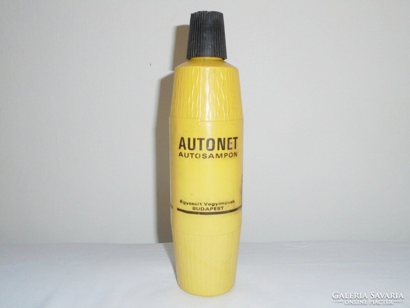 Retro autonet car shampoo plastic bottle - United Chemical Works - 1970s