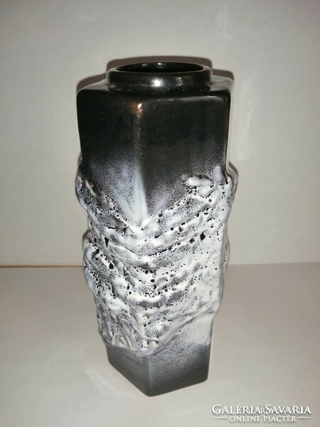 Industrial artist ceramic vase 21 cm (6/d)
