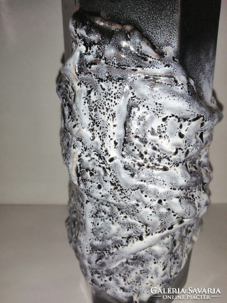 Iparművész kerámia váza 21 cm (6/d)