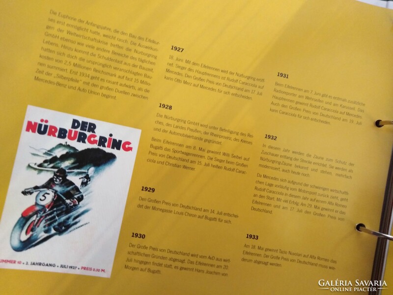 Nürburgringi versenypálya 80 éves története - német nyelvű