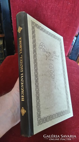 Dániel Berzsenyi's poems for the 200th anniversary of his birth.Facsimile half leather in original case for collectors