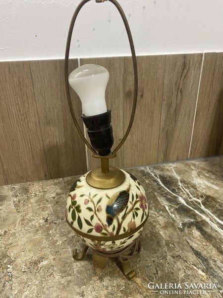Zsolnay porcelán asztali lámpa
