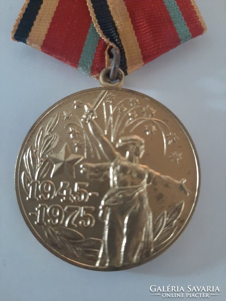 Szovjet , Orosz kitüntetés 1976 Az "30 éves győzelem  az 1941 - 1945 Nagy Honvéd Háborúban "