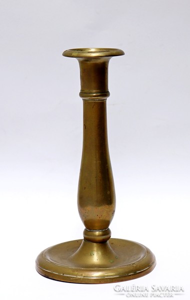 Copper candlestick, Biedermeier, xix. S.