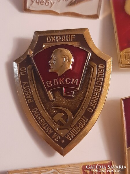 Szovjet , Orosz Lenin jelvények 5 db egyben