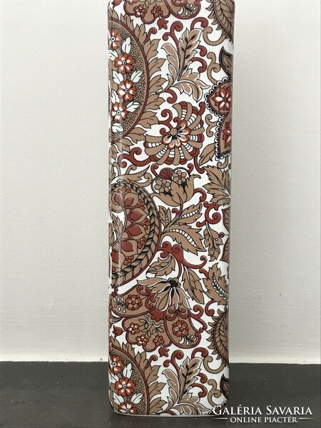 Porcelán váza, KPM Royal Porzellan, 19 cm magas, 6 x 6 cm