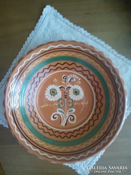 Sárközi ceramic plate, bowl - koroknay
