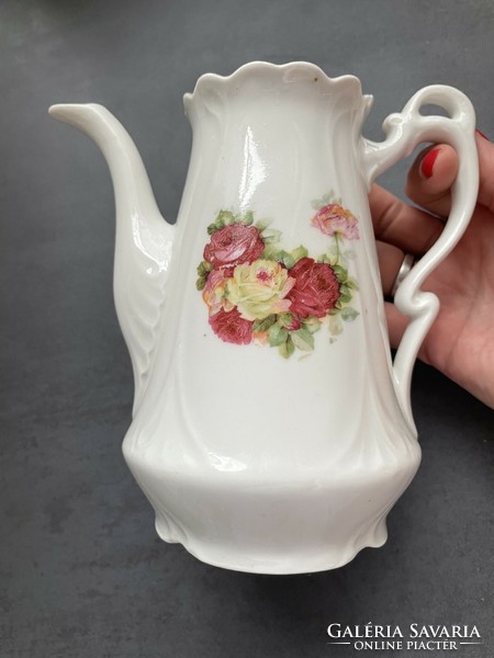 Smaller pink Art Nouveau tea pot